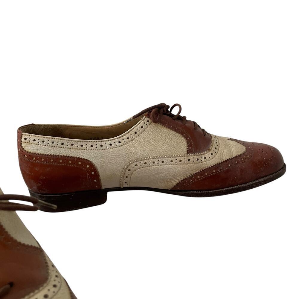Bragano Men’s Oxford by Cole Haan Two Tone Brown Cream Size 9.5 - Picture 9 of 9